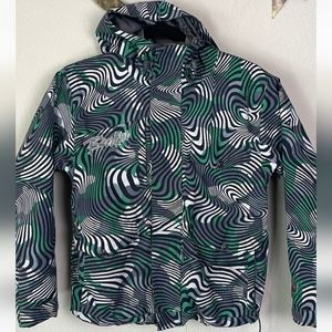 Burton Dryride youth Snowboard/ski swirl print jacket boy’s M